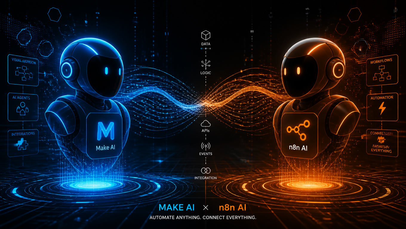Make AI Agents vs n8n AI Agents: cuál usar para automatizar con IA en tu empresa