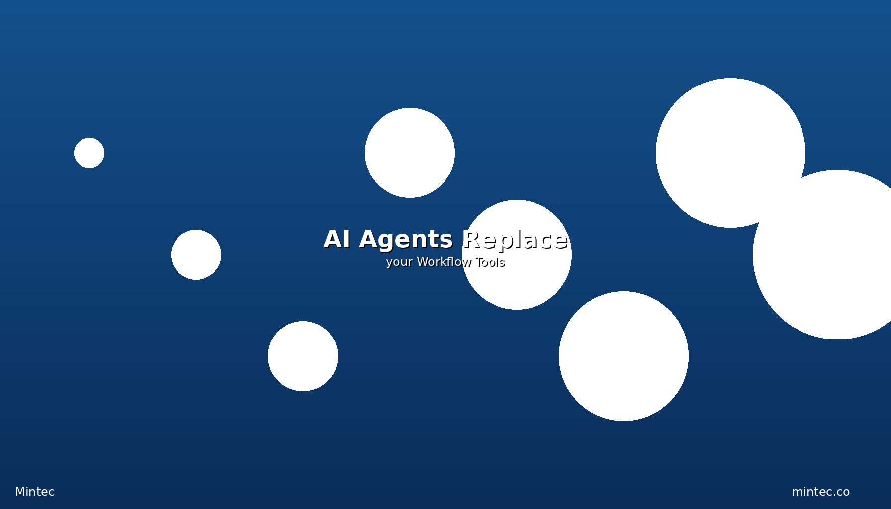 When AI Agents Replace Your Workflow Tools (Not Just Your Workers)