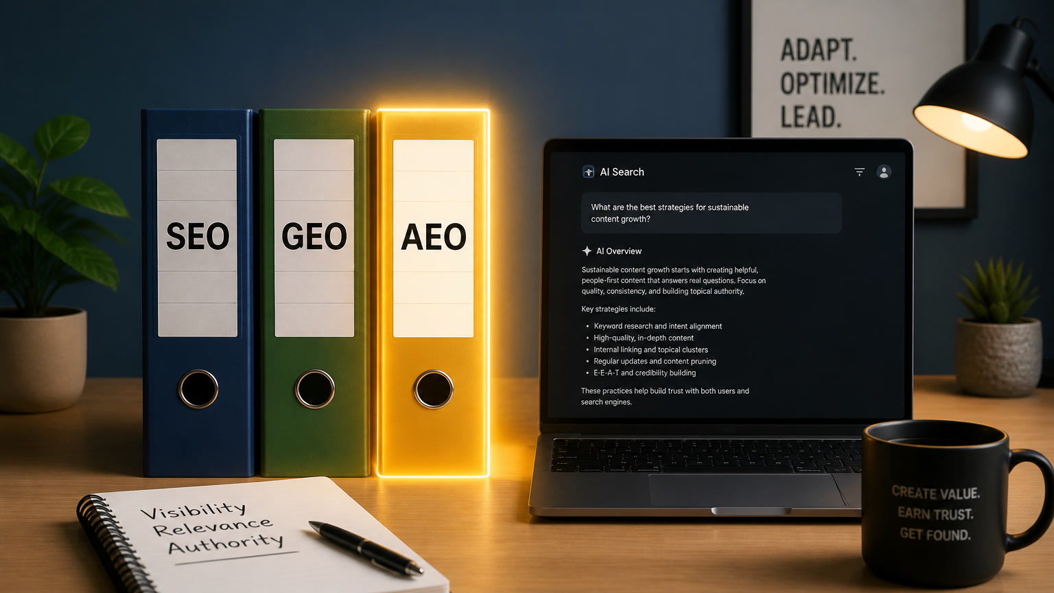 GEO, AEO, SEO: Three Acronyms, One Real Problem