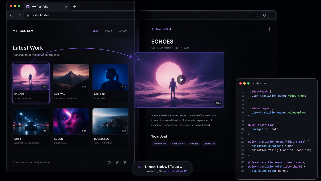 The Platform Catches Up: What We Learned Replacing Framer Motion With Native Browser APIs