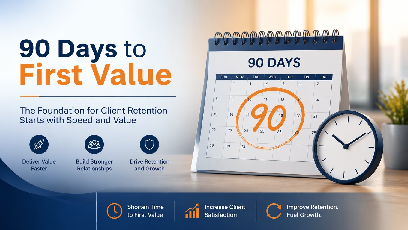 The First 90 Days: Why Time-to-First-Value Decides Whether Clients Stay or Churn